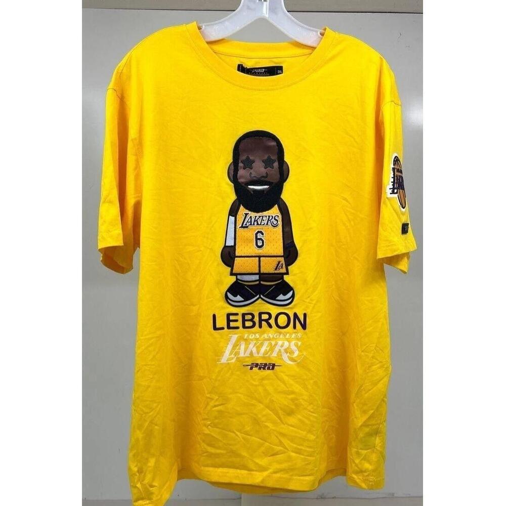 Pro Standard Nba La Lakers - Lebron James Pro Team Yellow Shirt Bll153320Dt-Yel